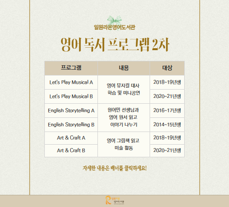 2026 영어독서 2차 2026 영어독서 2차