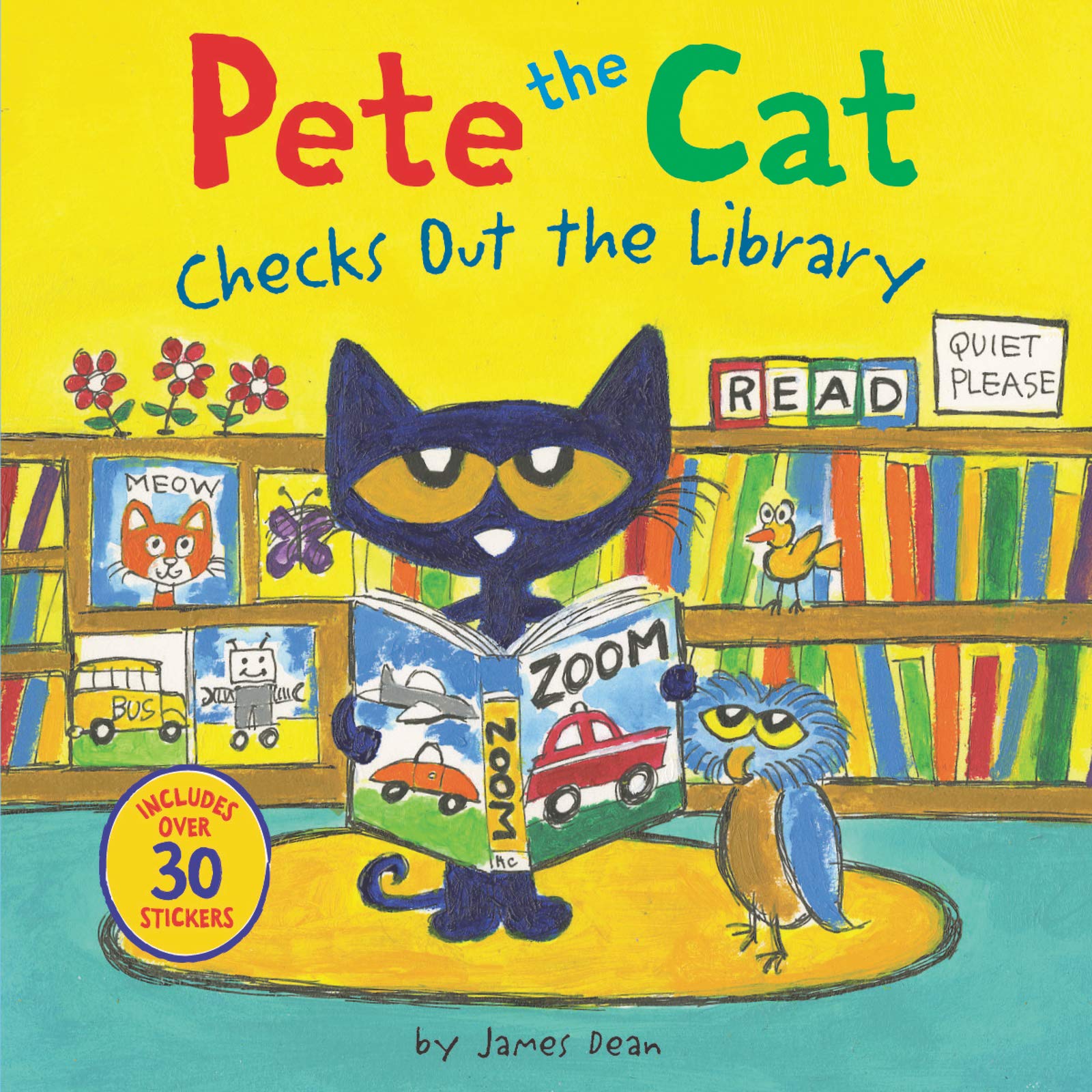Pete the Cat. 8, Checks Out the Library