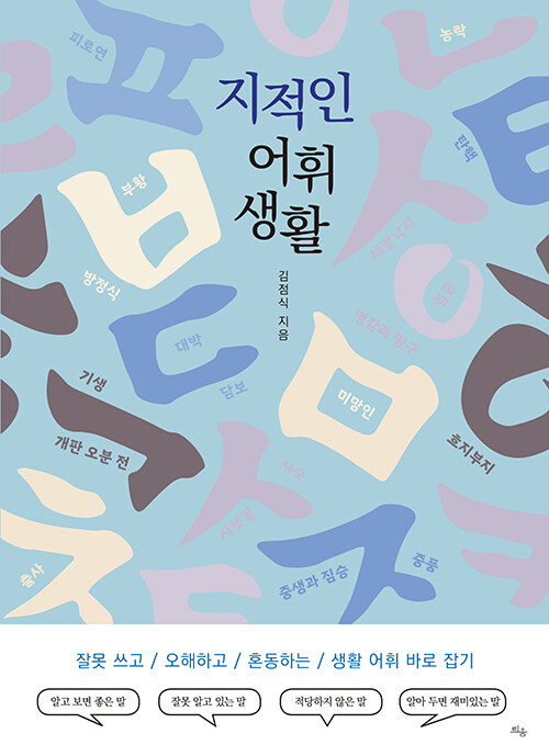 지적인 어휘 생활 : 잘못 쓰고, 오해하고, 혼동하는 생활 어휘 바로잡기